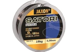 Jaxon Fil de pêche Satori Feeder - 150 m / 0,16-0,35 mm - Bobine monofilament - Ligne de pêche - Ligne de pêche à couler rapide