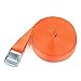 Produktbild DealMux 7M x 25MM Metall Cam Buckle Tie Gurte Fracht Lash Gepäcktasche Gürtel orange