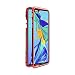 Produktbild TIREOW 2019 Neue Abdeckung aus Magnetisch gehärtetem Glas Handyhülle Schutzhülle Shell für Huawei P30 6,1 Zoll (Rot)
