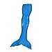 Produktbild ASVP Shop swimmable Meerjungfrau Schwanz Fin Kostüm Tails Cosplay Karibik Monofin Kind Echt Glitter Sparkle Blue 7/8