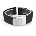 Produktbild Tailcas® 22mm Sport Wasserfest Flexibel Silikon Uhrenarmband Uhrband Armband Uhrenarmbänder Watch Strap Uhrband Watchband mit Edelstahl Faltschließe, Wristband Rubber Bracelet Strap Band für Rolex, Tudor, Omega, Seiko, Casio, Longines, Tissot, Armani mit Installationswerkzeuge - Schwarz
