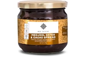 Med Cuisine Cacao Date Paste 440GR - A Rich Natural Sweetener Made of pitted and Pressed Dates - Vegan, Plant Based, No Preservatives, Good Source of Fiber and Kosher - PROMO - BBD 31.01.2024