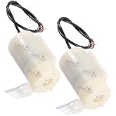 Mini Su Pompası 2 Adet Mikro Dalgı&ccedil; Pompa Solonoid Su Pompası DC 3-5 Volt K&uuml;&ccedil;&uuml;k Akvaryum Motoru 100l/h