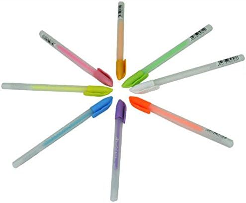 PDFGO Gel Pen Ballpoint Pen 8 Color Set Candy Color Gouache Pastel Pens Color 0.8mm,8ColorSuit-8*150mm