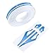 Price comparison product image Pictech Pin Striping Stripe Vinyl Tape Sticky Suitable Decals Stickers Compatible for Car, Motorcycle, Helmet, Dashboard, Truck and Boat – 0.5'' Dimension 980cm x 12mm – (1x Blue Pin Stripe Tape)