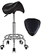 Massge Imperial Istool Chrome Gas Lift Massage Stool Beauty Therapy Reiki Salon Swivel Manicure Tattloo Stools Chair Portable Massage Table - Black C
