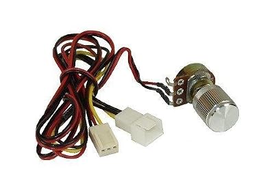 Inline Stufenlose Lüfterregelung - Drehpotentiometer - 3polig - 5-12V