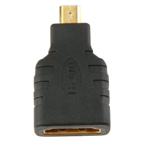 HDMI una hembra al adaptador de HDMI Micro, chapado en oro