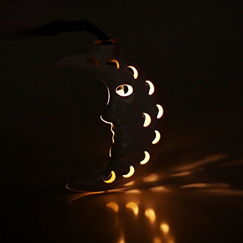 Set von 15 Marokkanische Solar Laternen Monn-Man warmweiß für Outdoor, Garten, Party, Hochzeit Dekoration - 5