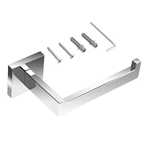 KYG Edelstahl Klopapierhalter Wand Bad Toilettenpapierhalter ohne Deckel - 6