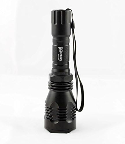 YUMQUA HS-802 Max 240 Lumens XR-E R2 Beam LED Waterproof Hunting Torch Super Bright Camping Flashlight with Aluminum Alloy Casing