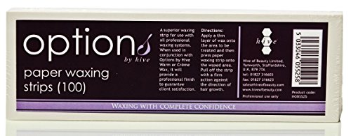 Hive Of Beauty Paper Waxing Strips Waxing Leg Body - 100pcs Pack CODE: HOB5525