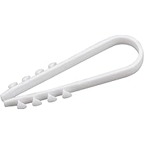 100 Tasselli Per Cavi In Nylon - U-shaped, 3-13mm, Isolanti E Ignifughi, Per Organizzazione Cavi