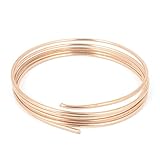 tubo cobre flexible 5/8 Longitud: 1,5 m/4.9Ft Sourcingmap® Tubos de refrigeración 2.5mm Diámetro Tono Cobre refrigeración Tubo Flexible en Espiral