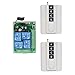 Produktbild Lejin DC12V 4 Kanal Funkfernbedienung Funkfernsteuerung Funkschalter Relais Schalter Transceiver mit Empfänger kompatibel mit 2262 2260 1527 Relaisausgang Potentialfrei Funkschalter Lichtschalter mit Fernbedienung Motor Steuerung