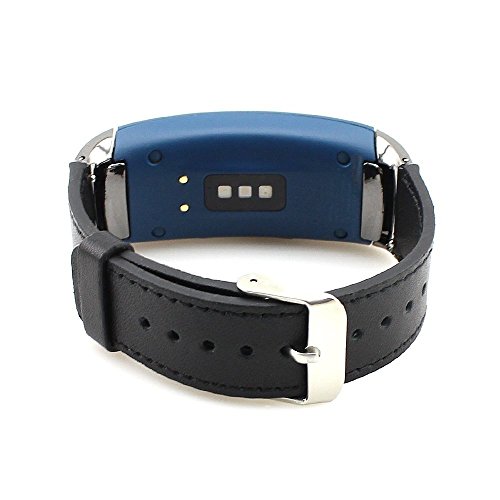 Pinhen Samsung Gear Fit 2 Correa Cuero Genuino Pulsera de Acero Inoxidable Elegante Correa de la Venda del Reloj para Samsung Gear FIT2 SM-R360 Black reviews Pinhen Samsung Gear Fit 2 Correa Cuero Genuino Pulsera de Acero Inoxidable Elegante Correa de la Venda del Reloj para Samsung Gear FIT2 SM-R360 Black