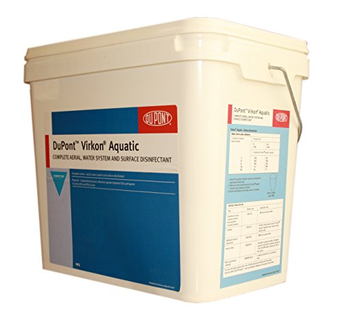 Virkon Aquatic – professionelles Wasserdesinfektionsmittel, bekämpft effektiv Viren, Bakterien und Pilze im Koiteich und am Koi. Virkon Aquatic ist ein starkes, komplex zusammengesetztes, keimtötendes Wasserdesinfektionsmittel mit einer einzigartigen, patentierten Wirkstoffformel. Virkon Aquatic bekämpft KHV, Columnaris, Aeromonas und Pseudomonas. Das Original von Dupont, 480g Dose - 2