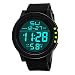 Produktbild Altsommer Digital Militärarmee Sport Uhr Outdoor Wasserdichte Armbanduhr mit Chronograph und Countdown Uhr,LCD Digital Stoppuhr Datum Silikon für HerrenArmbanduhren,24cm Bandlänge (Grün)