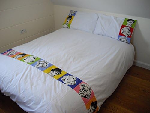 Superking Duvet Cover Fully Opening with Zip on Three Sides, Two Matching Pillow Cases