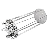 Setzen Sie einfach die Spieße auf dem Drehspieß und lassen Sie den Grill, um die ganze Arbeit zu tun.