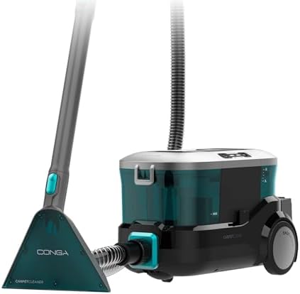 Cecotec Aspirapolvere per tappeti, per tappezzeria, Conga CarpetClean 10000 EasyHome, 800 W, serbatoio per acqua dolce da 3 l e serbatoio per acqua sporca da 1,5 l, sistema multisuperficie, kit di