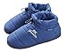 Produktbild Unisex Hausschuhe Happy Lily Warm Schuhe Pantoletten mit Memory Foam Anti Skip Gummi Außensohle Elastic Kordelzug für Erwachsene, blau