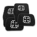 Produktbild JOM 20699 Fußmatten mit Iron Cross Motiv 4-teilig
