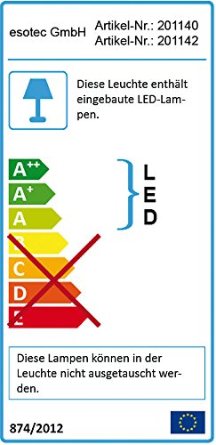 LED Wandleuchte SwingLine mit Bewegungsmelder, Lichtfarbe 3000K warmweiß, 96 LEDs, 550 lm Lichtleistung, 201142 - 3