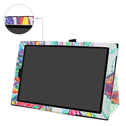 Medion Lifetab X10302/X10301 hülle,Mama Mouth Folding Ständer Hülle Case mit Standfunktion für 10.1″ Medion Lifetab X10302/X10301 Android Tablet PC,Love Tree - 2
