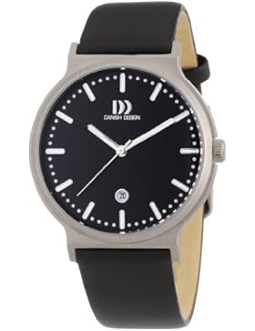 Danish Design Herren-Armbanduhr XL Analog Quarz Leder 3316310