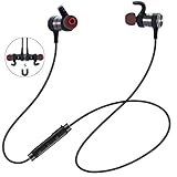 ♫【Genial-Design】Bluetooth-Kopfhörer Drei Größen von ultraweichen Ohrmuscheln (S/M/L) schaffen eine sanfte Abdichtung im Ohr, die auch bei dauerhaftem Gebrauch keine Ohrenschmerzen verursacht.