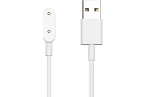 TWINKLEHOM Charger Cable for HUAWEI Band 10 Smartwatch, Magnetic USB Fast Charging Cable Replacement for HUAWEI Band 9/8/7/6/6 Pro & HONOR Band 9/8/7/6/5 Smart Watch, White, 3.3Ft