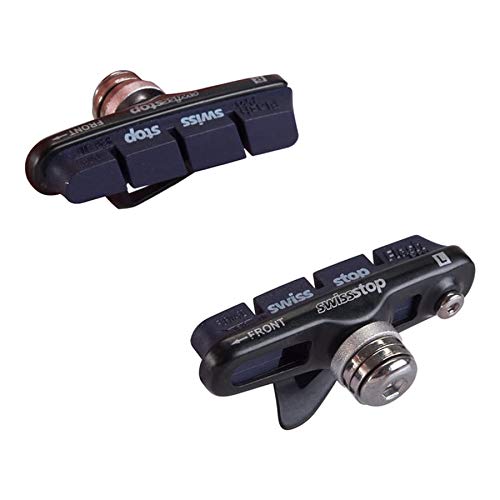 SwissStop P100001881 Flash Pro, Bremsbeläge für Aluminiumfelgen, Schwarz, One Size
