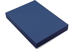 Color Card Paper - 250 GSM Thick Colored Card Stock - Premium Craft Paper for DIY, Invitations, Arts & Crafts, and Printing (Navy Blue, A5-20 Sheets)