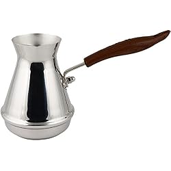 Cezve Dzhesva en acier inoxydable (1 mm) 350 ml/Moka Théière Topkapi Pot à moka Cezve 350