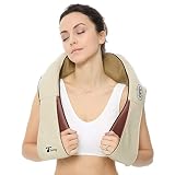 Thinp Masajeador para Cuello Espalda, Masajeador Shiatsu Calor para Hombros...