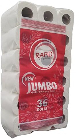 36 Luxury 2 Ply Quilted Jumbo Toilet Rolls Sent Royal Mail 48 Tracked ! Bargain