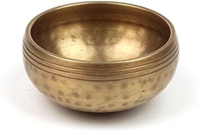 Small Handmade Tibetan Brass Singing Bowl &amp; Stick - Fair Trade in Nepal