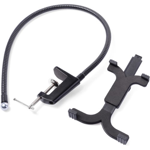 Xcellent Globale Faule flexible Schreibtisch-Tabelle 360 Grad-360 Desktop-Ständer Lazy Bed Tablet Halter Halterung für iPad Samsung Air 5 Schwarz - 2