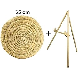 Sekula-Archery Disque de Paille Rond 65 cm avec Support