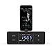 Produktbild OOZIMO Digital Dual Wecker FM Radio mit 3 Blitz Ladedocks (8 Pin / Typ-c / Micro-USB-Port) Bluetooth 4.0 Redner für iPhone 5 / 5s / 6/6 + / 7/7 + / Android Smartphones