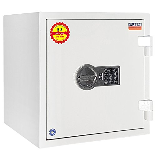 Preisvergleich Produktbild Valberg Feuerschutztresor L21, Einbruchschutz Brandschutz, LFS30P 46x44x45cm grau