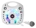 Produktbild ION Audio Karaoke Party  - Kompaktes, tragbares Karaoke System mit CD-Player, Lautsprecher und Mikrofon, weiß