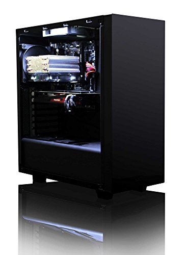 VIBOX Perseus Komplett-PC Paket 5 Gaming PC – 4,1GHz Intel i5 Quad Core CPU, GTX 1080, leistungsfähig, Desktop Gamer Computer mit Spielgutschein, 22″ HD Monitor, Gamer Tastatur & Mouse, Windows 10, Weiß Innenbeleuchtung, lebenslange Garantie* (3,5GHz (4,1GHz Turbo) Superschneller Intel i5 7600 Kabylake Quad 4-Core Prozessor CPU, Nvidia GeForce GTX 1080 8GB Grafikkarte, 16GB Team 2133MHz DDR4 RAM, 3TB Festplatte, Raijintek CPU Kühler, 600W 85+ Netzteil, NZXT Gehäuse, B250 Mainboard) - 3
