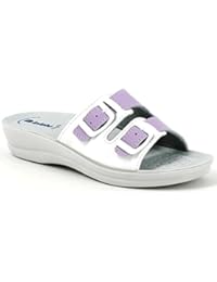 INBLU - Zapatillas de estar por casa para mujer violeta glicine 36