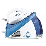 H.Koenig Centrale Vapeur Haute Pression 5 bars V24 puissante continue Effet Pressing 150 g/min, Autonomie illimitée, vapeur verticale, Semelle céramique EasyGlide, Puissante 2400W, 1,1L, Anti-calcaire