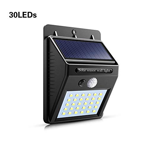 20/30/35 LED Sensor de movimiento Solar porche pared impermeabile luz del porche de la lámpara iluminación al aire libre jardín calle iluminación solar, 30LED