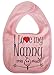 IiE, I love my Nanny this much, Unisex Feeding Bib, Pink