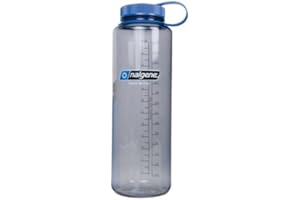 Nalgene 'Everyday Silo Lo' – Trinkflasche, 1,5 l, Grau mit blauem Deckel