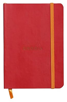 Clairefontaine Rhodia Rhodiarama Carnet A6 144 pages 90 g Ligné Coquelicot